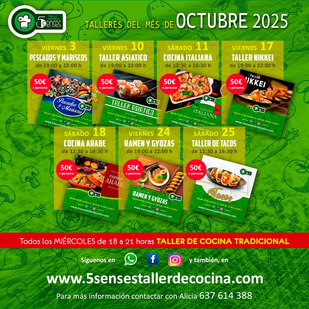 Taller Cocina Octubre 2026